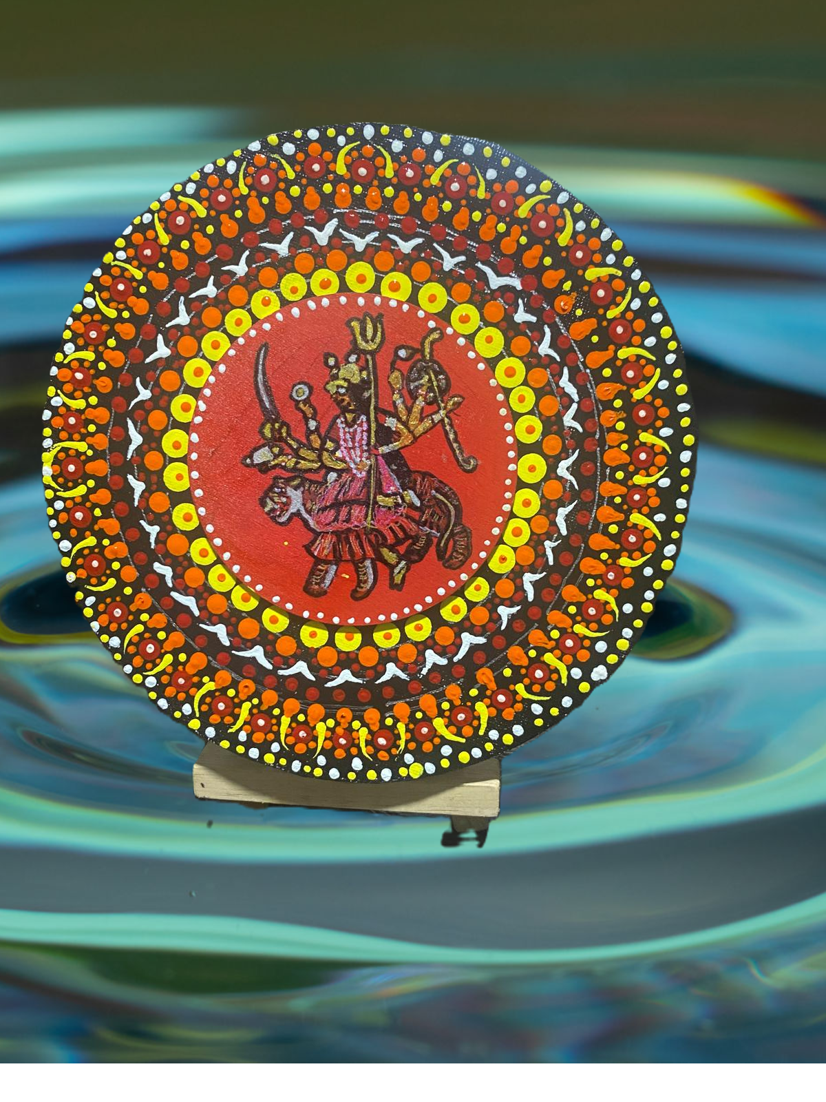 Durga Devi Dot Mandala Art