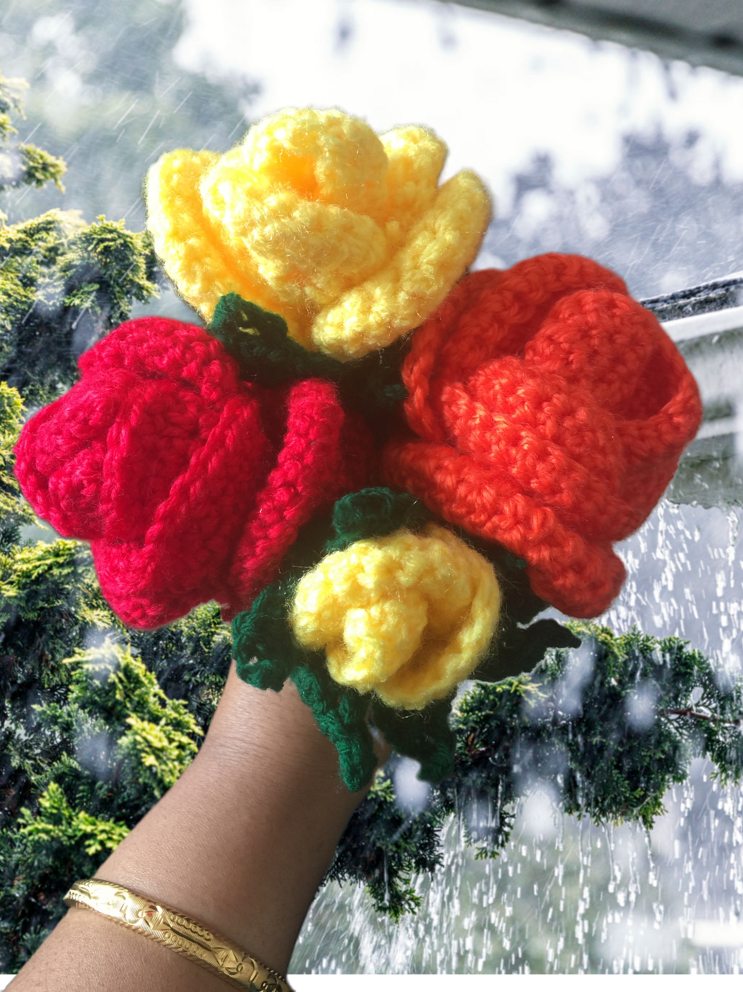 Crochet Flower Bouquet