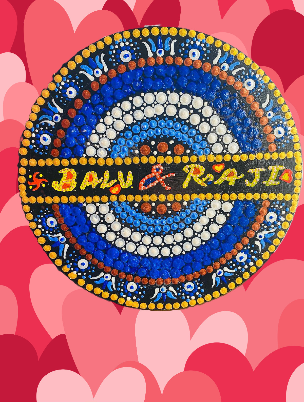 Namavali Mandala | Customizable Dot Mandala Name Art