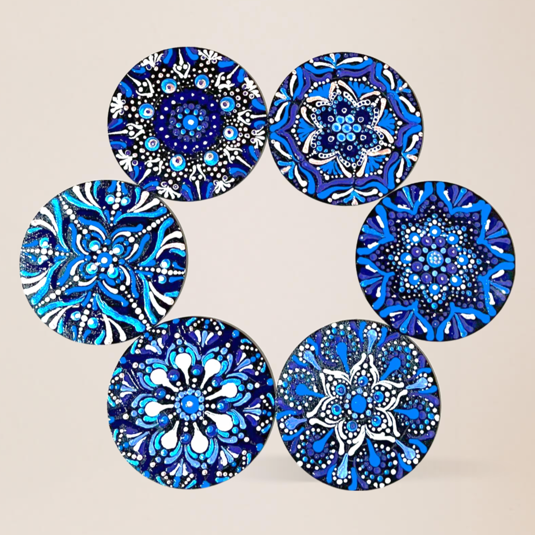 The Royal Blues Coaster set