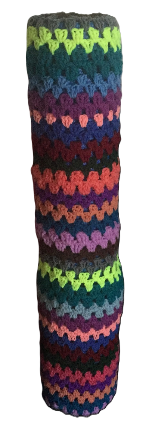 Yogi Sling Bag | Crochet Yoga Mat Bag with Rope Strap
