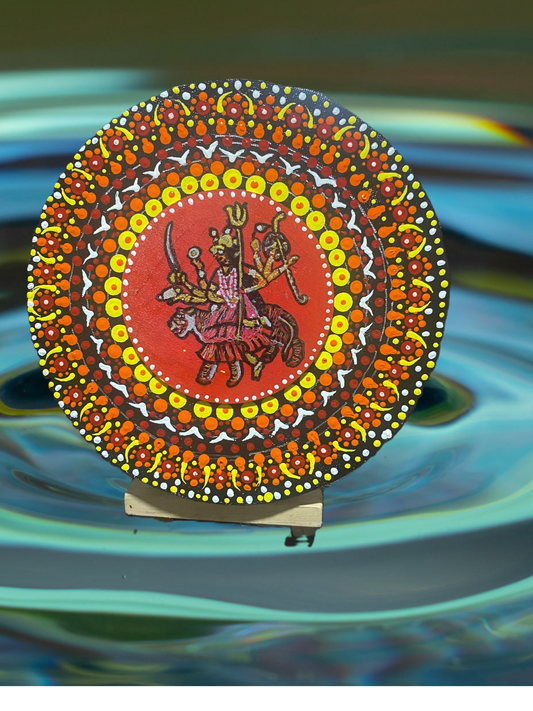 Durga Devi Dot Mandala Art