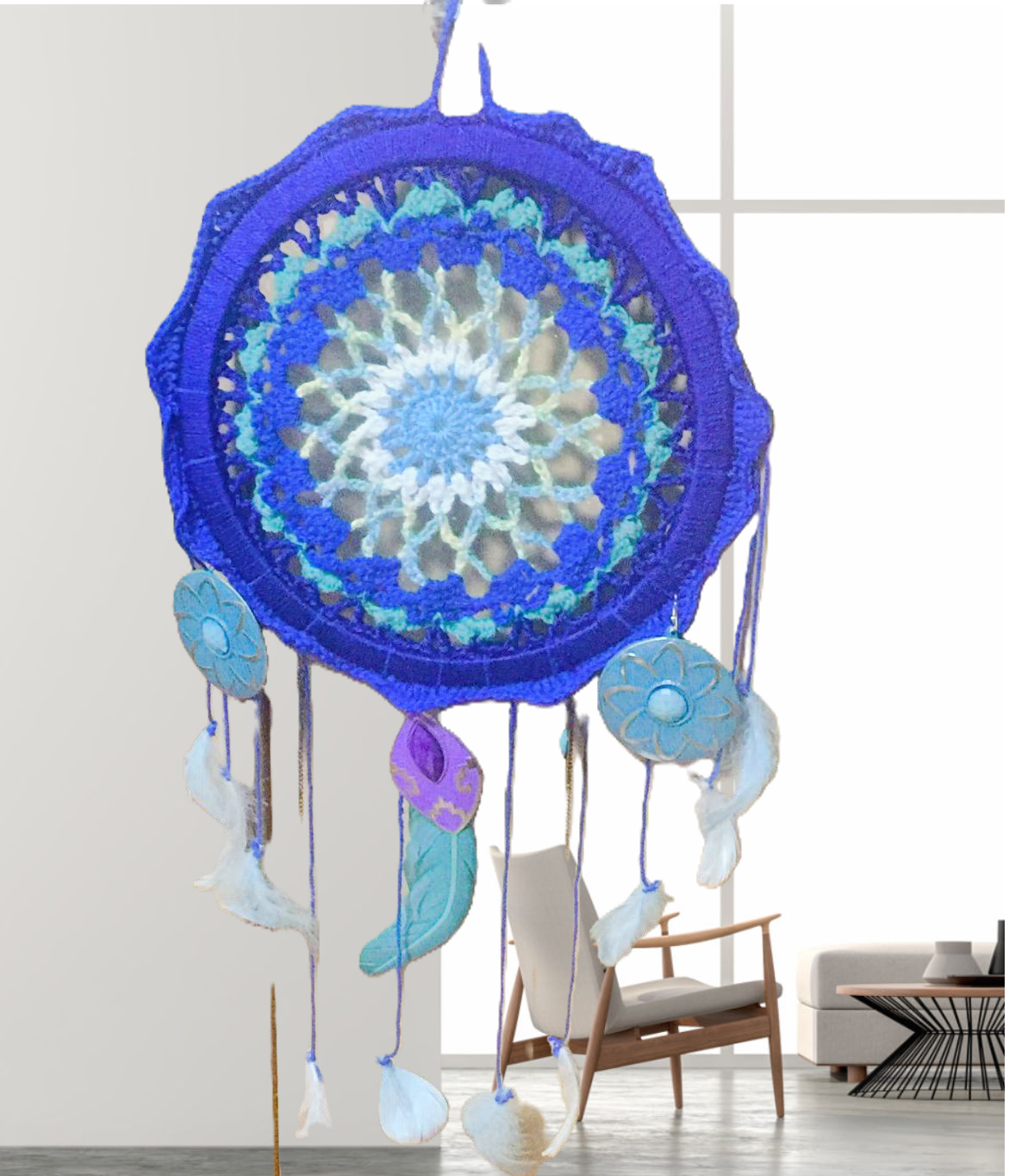 Ocean Whisper Dreamcatcher | Peace
