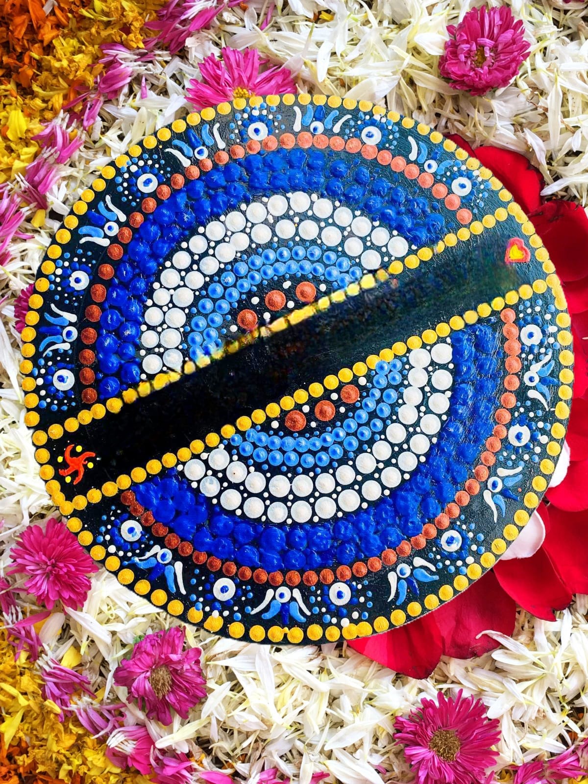 Namavali Mandala | Customizable Dot Mandala Name Art